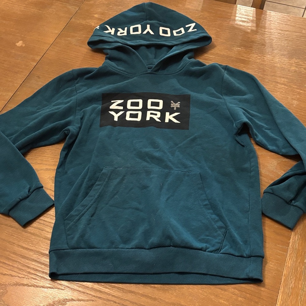 Zoo York Teal Hoodie with Logo